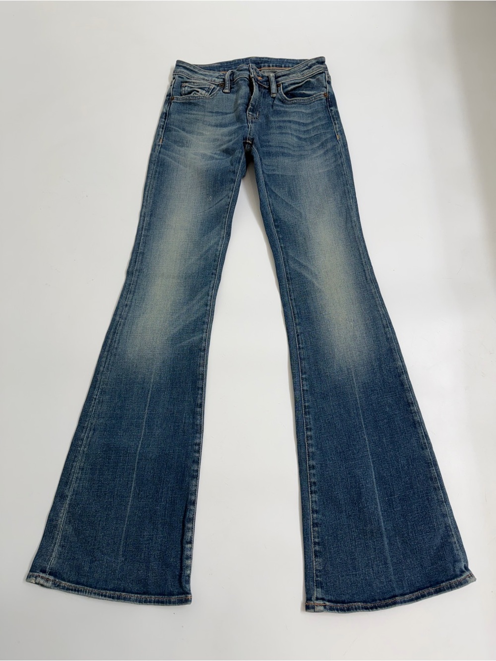 Denim & Supply Ralph Lauren 2011 Low Rise Flare Jeans 26x32 Y2K
